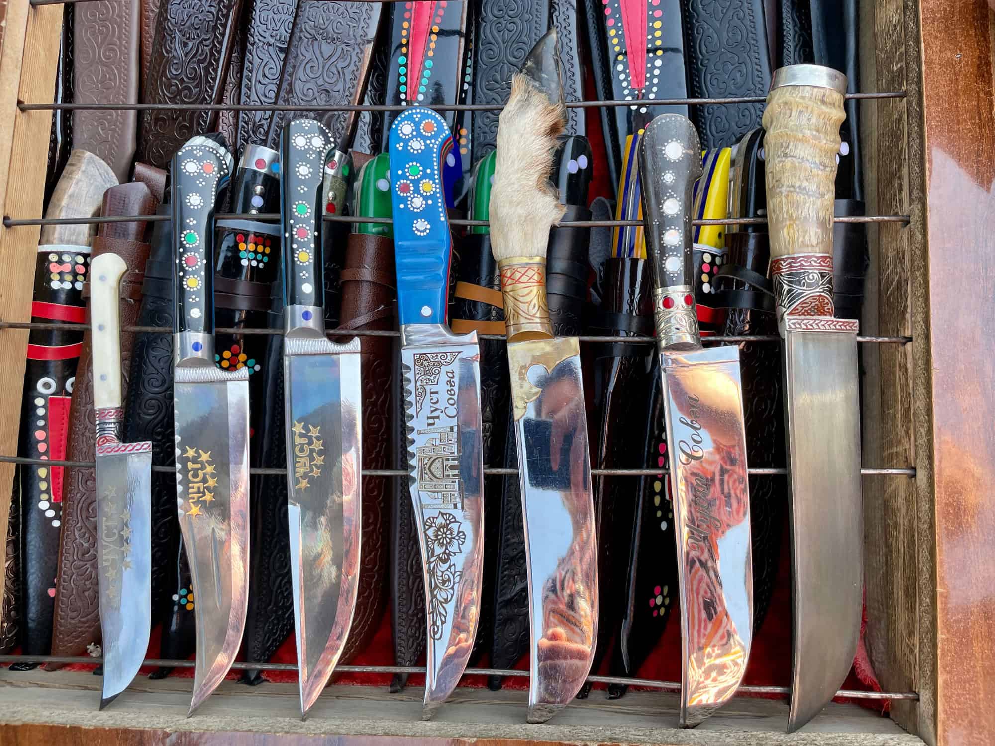 Chust knives, Namangan Region, Fergana Valley Handicrafts, Uzbekistan