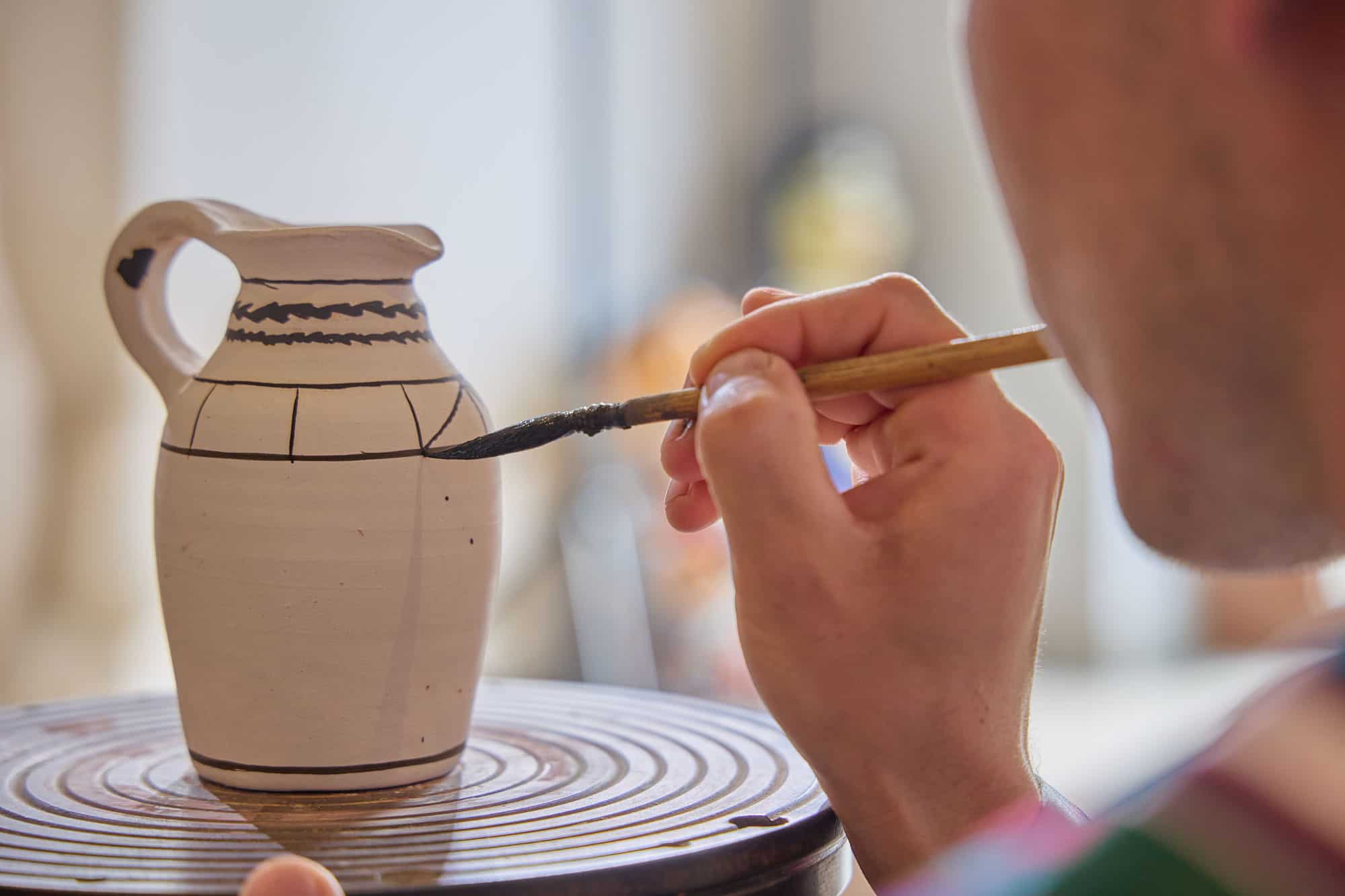 Gurumsaroy Ceramics under master Vakhobjon Buvayev, Fergana Valley CTN Handicrafts Member