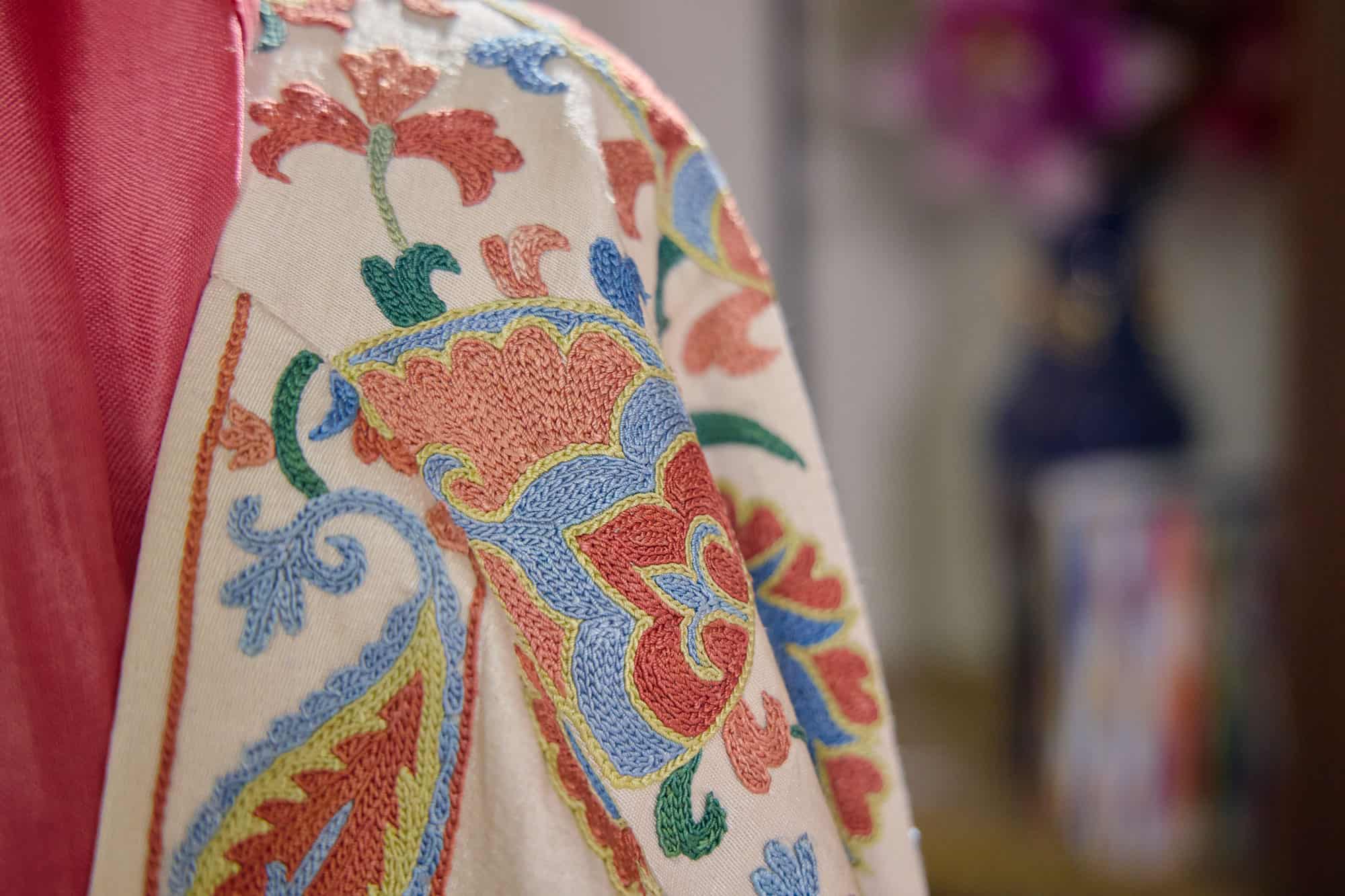 Suzani in Namangan Region - Fergana Valley Handicrafts, Uzbekistan