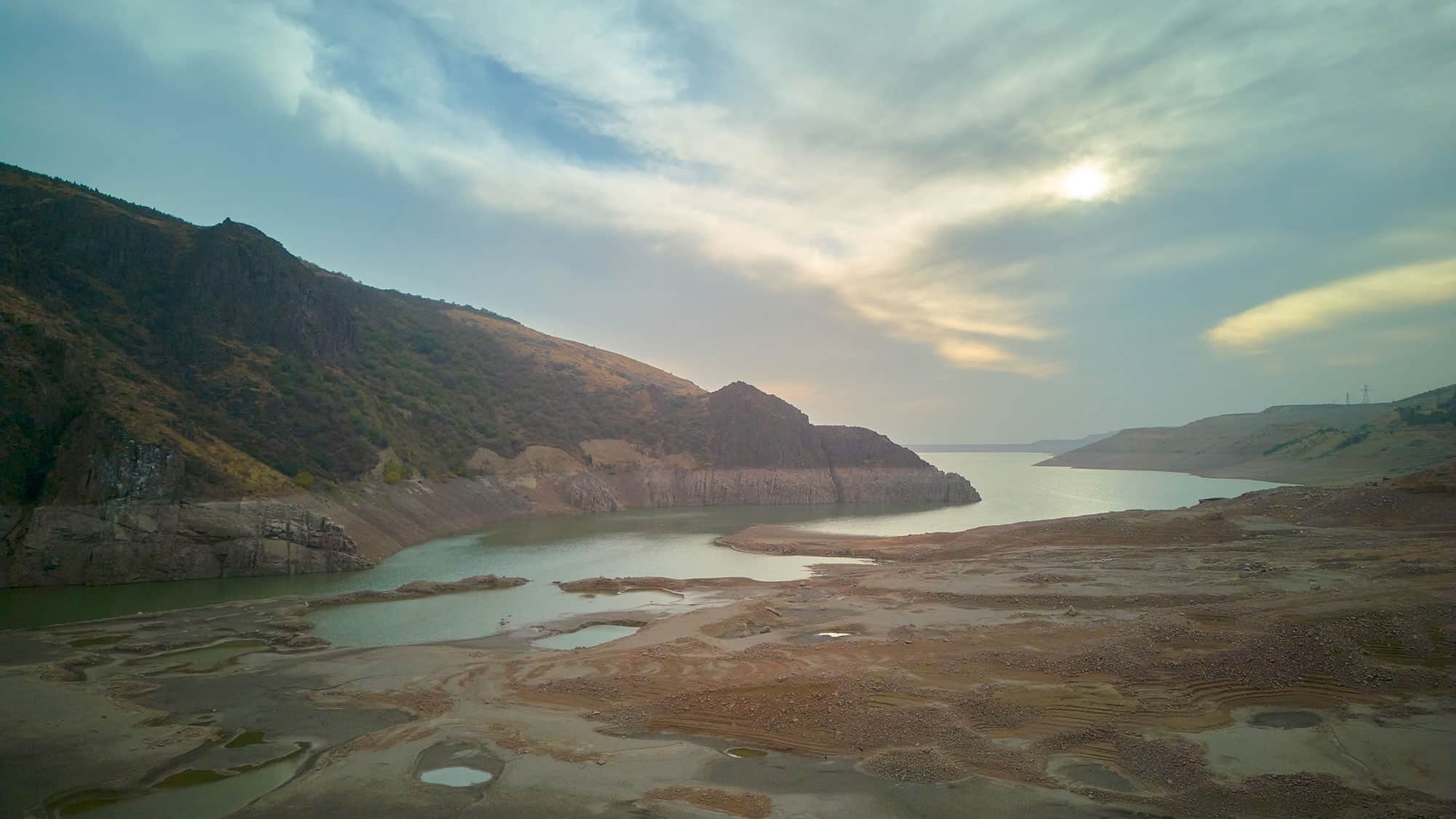 Natural landscapes in Namangan Region of Fergana Valley, Uzbekistan