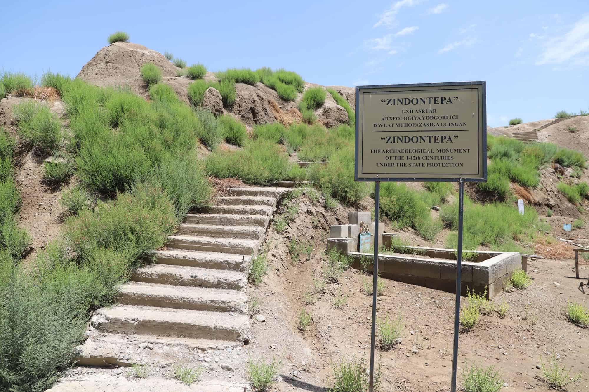 Zingdontepa Archeological Site in Quva - Fergana Valley, Uzbekistan