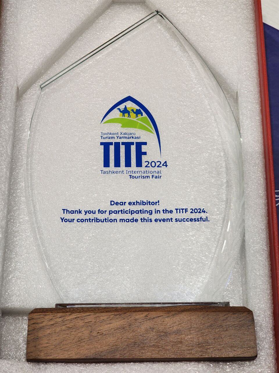 Fergana Valley CTN award at TITF